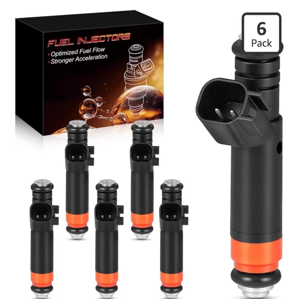 6PCS 4.2L V6 Fuel Injectors Ford F150 1999-2003 F150 Heritage 2004